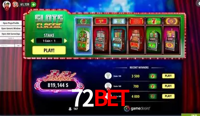 Descubra a Magia dos Jogos de Arcade no 72Bet